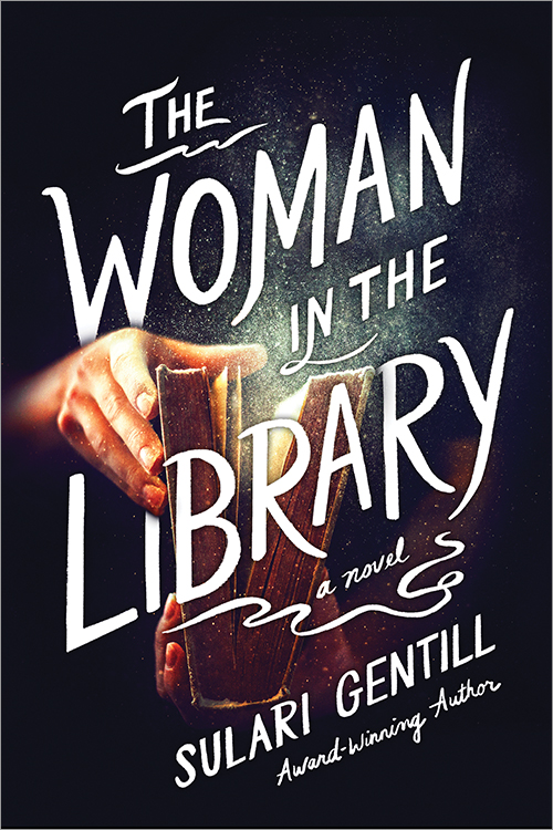 book cover for The Woman in the Library