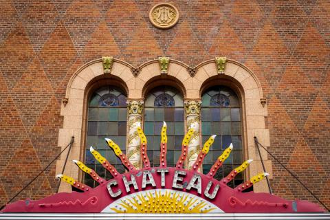 historic chateau theatre marquee