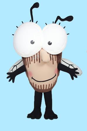 costume of Fly Guy character from Tedd Arnold's books