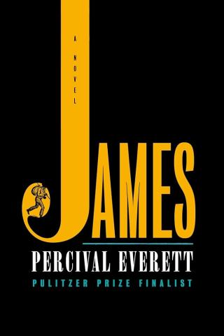 book cover for the book James