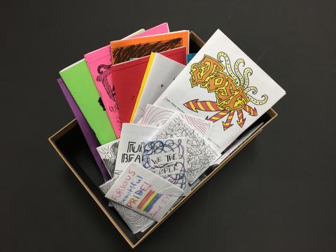 box of zines