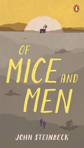 book cover for Of Mice and Men