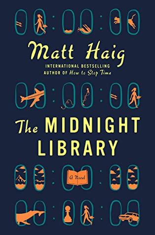 photo of book cover for The Midnight Library