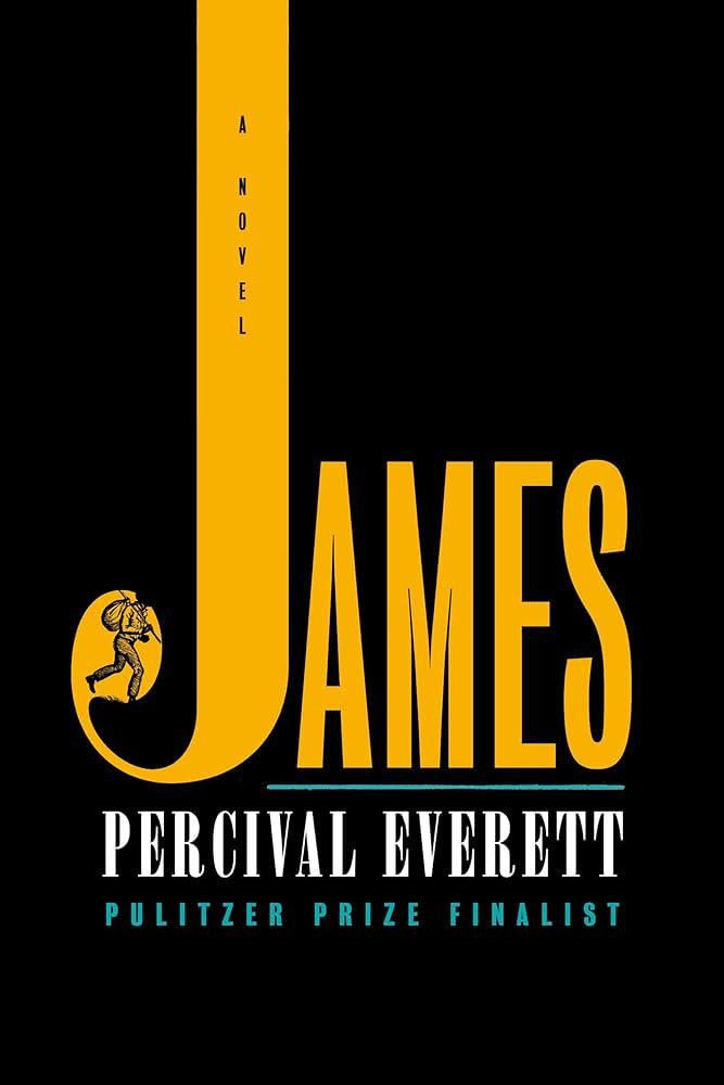book cover for the book James